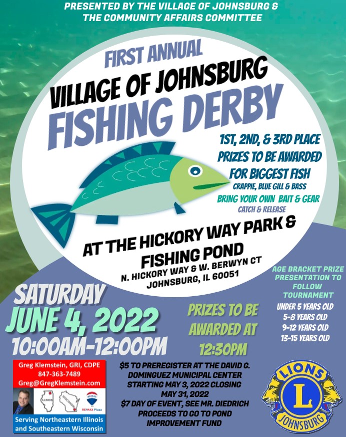 Village of Johnsburg & Community Affairs Committee Fishing Derby