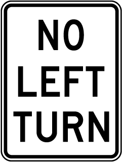 No Left Turn