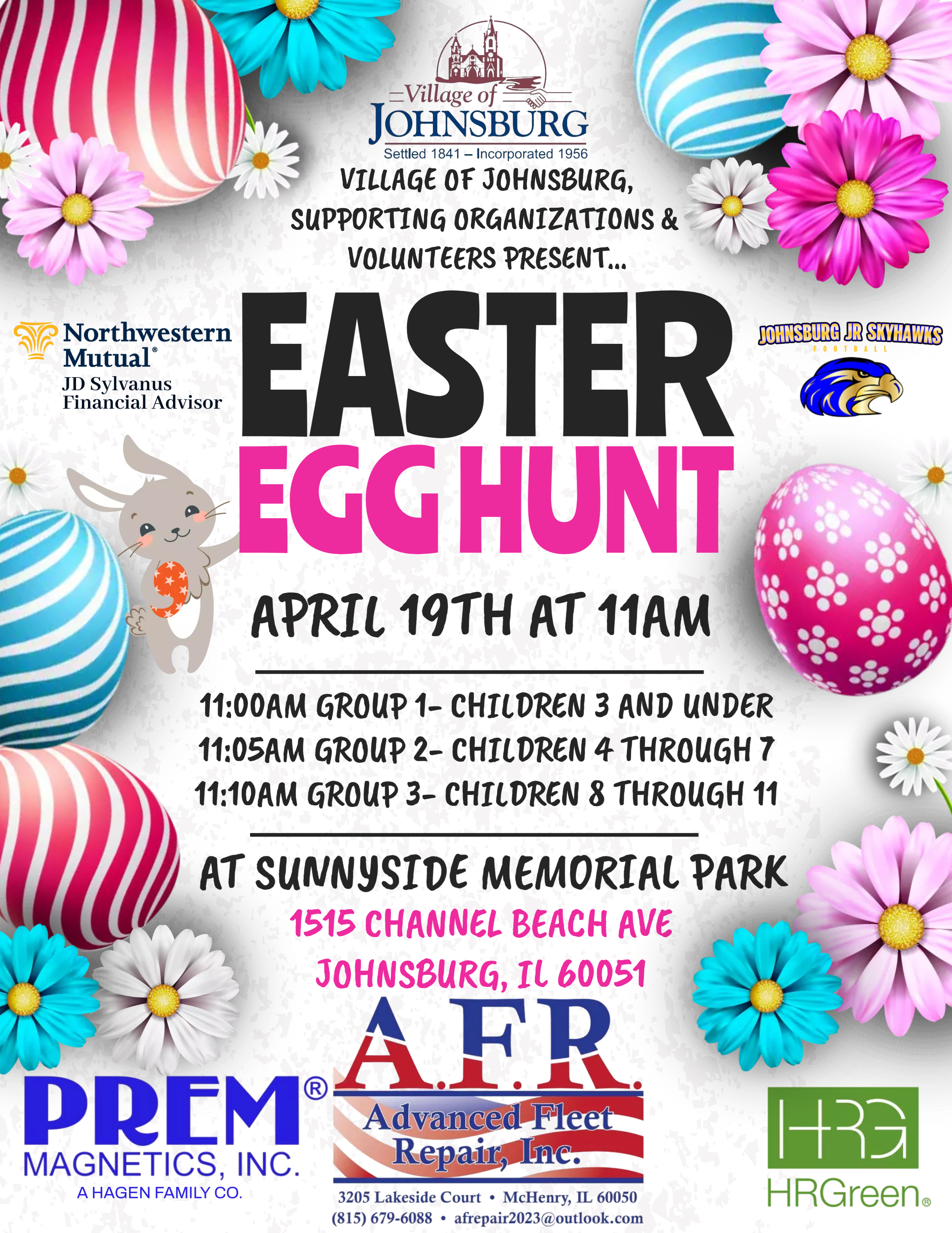 Revised - 2025 Easter Egg Hunt, Thank You Sponsors