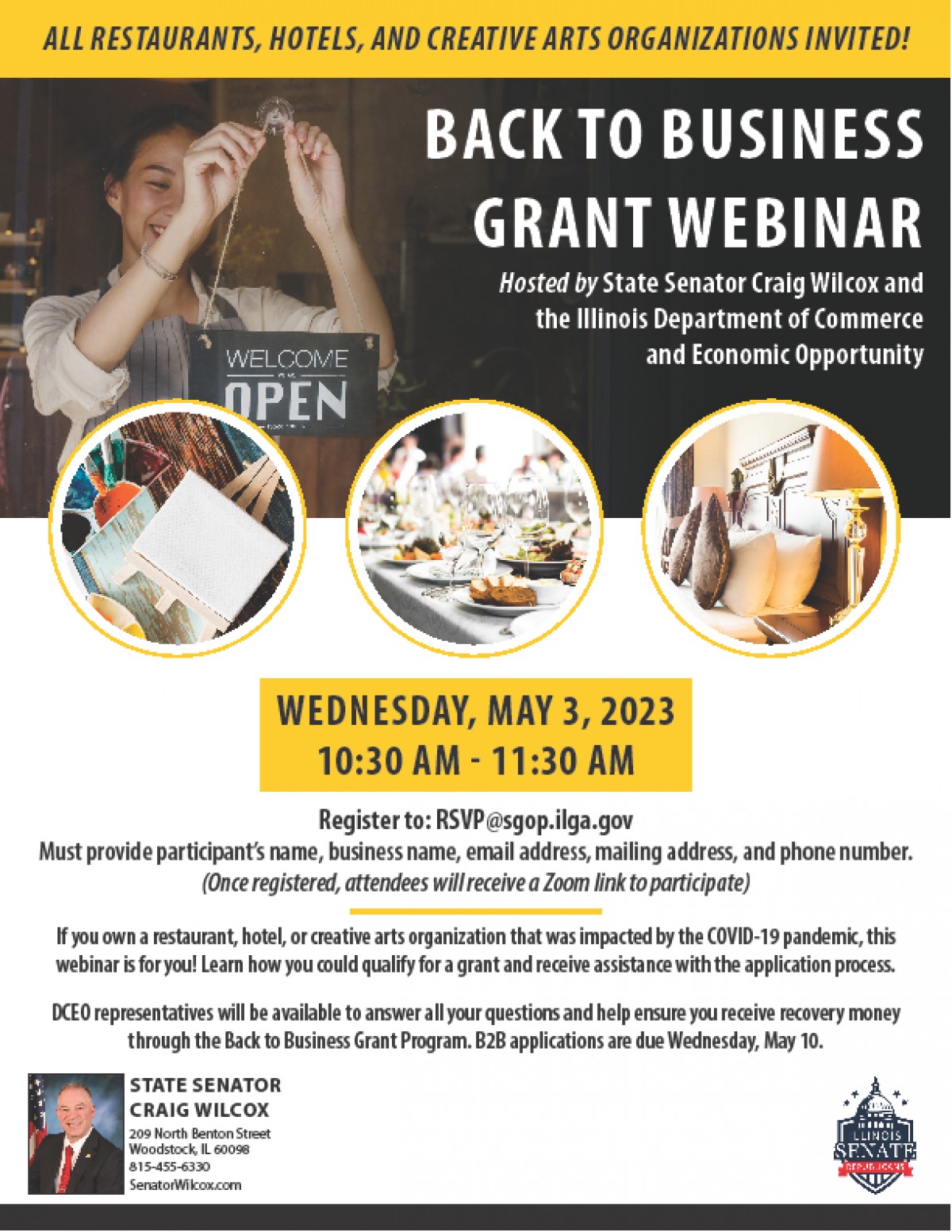 Back to Business (B2B) Grant Program