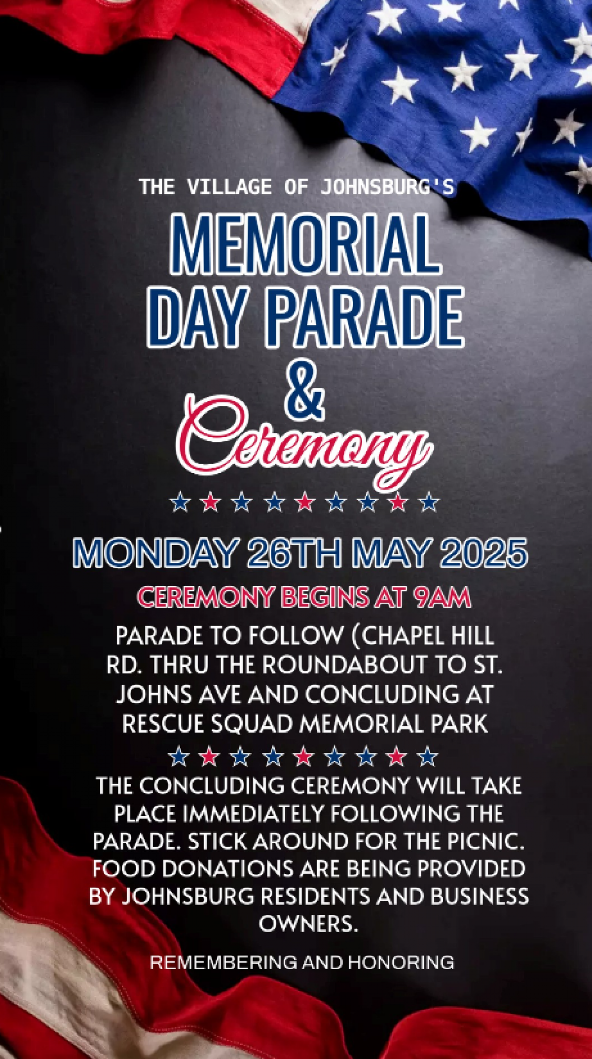 Memorial Day Flyer